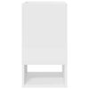 vidaXL Table d'appoint Blanc 30 x 30 x 56 cm Bois d'ing&eacute;nierie