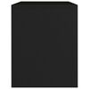 vidaXL Tables de chevet 2 pcs Noir 40x30x40 cm Bois d'ingénierie