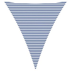 vidaXL Voile d'ombre Bleu et Blanc 5 x 6 x 6 m 100 % polyester Oxford