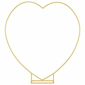 vidaXL Arche de mariage Dor&eacute; 195 x 35 x 211 cm Acier