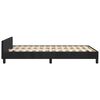 vidaXL Cadre de lit sans matelas noir 120x200 cm velours