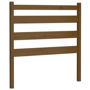 vidaXL T&ecirc;te de lit Marron miel 96x4x100 cm Bois massif de pin