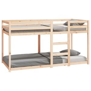 vidaXL Lit superpos&eacute; sans matelas 90x200 cm bois de pin massif