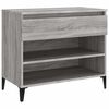 vidaXL Armoire &agrave; chaussures Sonoma gris 70x36x60 cm Bois d'ing&eacute;nierie
