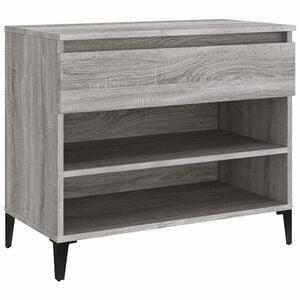 vidaXL Armoire &agrave; chaussures Sonoma gris 70x36x60 cm Bois d'ing&eacute;nierie