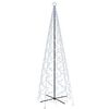 vidaXL Arbre de No&euml;l c&ocirc;ne 1400 LED Blanc froid 160x500 cm
