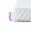 vidaXL Surmatelas Blanc 160 x 200 cm Tissu Jacquard
