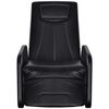 vidaXL Fauteuil de massage Noir Similicuir