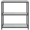 vidaXL Rangement de cuisine avec &eacute;tag&egrave;re Argent 90 x 50 x 92 cm Acier