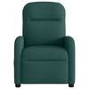 vidaXL Fauteuil inclinable &eacute;lectrique Vert fonc&eacute; Tissu