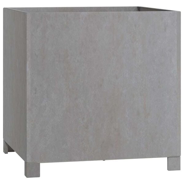 vidaXL Jardini&egrave;res avec pieds 2 pcs Rouill&eacute; 50x50x50 cm Acier corten