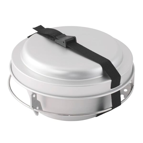 Easy Camp Set de cuisini&egrave;re et r&eacute;chaud de camping Storm argent&eacute;