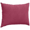 vidaXL Coussins de canapé 2 pcs Bordeaux 70 x 50 cm