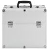 vidaXL Mallette &agrave; maquillage 38x23x34 cm argent&eacute; aluminium