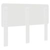 vidaXL T&ecirc;te de lit Blanc Brillant 150 cm Bois d'ing&eacute;nierie