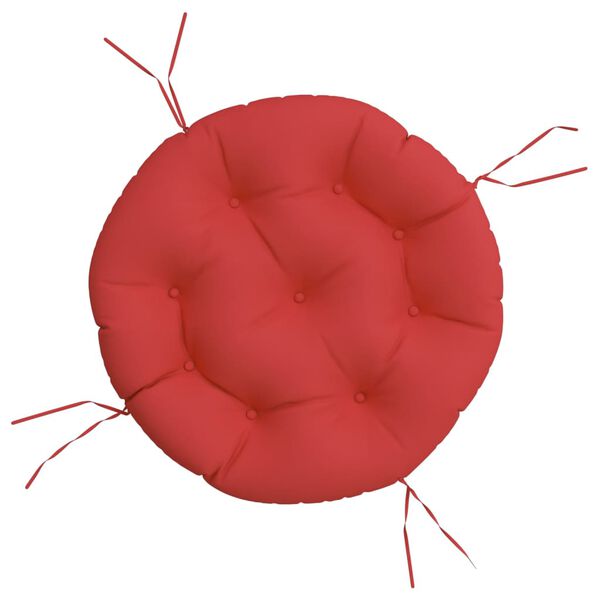vidaXL Coussin rond rouge &Oslash; 60 x11 cm tissu oxford