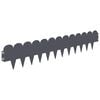 vidaXL Bordure de Pelouse 10 pc 103 x 20 cm Acier Anthracite