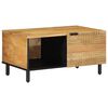 vidaXL Table basse marron 80x50x40 cm bois de manguier massif