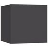 vidaXL Meubles TV muraux 8 pcs Gris 30,5x30x30 cm