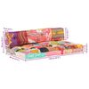 vidaXL Coussin de canapé palette Multicolore Tissu Patchwork