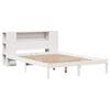 vidaXL Lit bibliothèque sans matelas blanc 120x200 cm bois pin massif