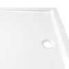 vidaXL Receveur de douche rectangulaire ABS Blanc 70x100 cm