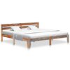 vidaXL Cadre de lit sans matelas bois massif 200x200 cm