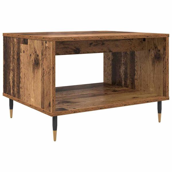 vidaXL Table basse Bois ancien 60 x 50 x 40 cm Bois d'ing&eacute;nierie