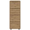 vidaXL Armoire de rangement Ch&ecirc;ne artisanal 40 x 48 x 105 cm