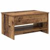 vidaXL Table basse Bois Ancien 80 x 50,5 x 41,5 cm Bois d'ing&eacute;nierie
