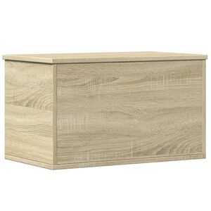 vidaXL Bo&icirc;te de rangement ch&ecirc;ne sonoma 60x35x35 cm bois d'ing&eacute;nierie