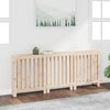 vidaXL Cache-radiateur 210x21x85 cm Bois massif de pin
