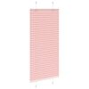vidaXL Store pliss&eacute; rose 55x100 cm largeur du tissu 54,4 cm polyester