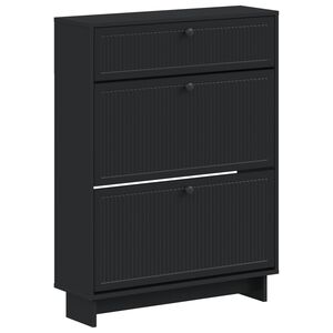 vidaXL Cabinet &agrave; chaussures EDE 78 x 24 x 103 cm Bois d'ing&eacute;nierie