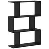 vidaXL Biblioth&egrave;que Ch&ecirc;ne noir 70 x 24 x 97 cm Bois d'ing&eacute;nierie