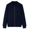 Sweatshirt pour enfants avec fermeture &eacute;clair bleu marine 104