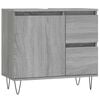 vidaXL Armoire de bain sonoma gris 65x33x60 cm bois d'ing&eacute;nierie
