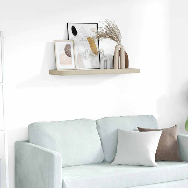 vidaXL &Eacute;tag&egrave;re flottante murale ch&ecirc;ne 80x23,5x3,8 cm MDF