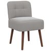 vidaXL Chauffeuse Gris clair Velours
