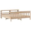 vidaXL Cadre de lit sans matelas 200x200 cm bois massif de pin