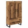vidaXL Haut Armoire Bois Ancien 69,5 x 31 x 115 cm Bois d'ing&eacute;nierie