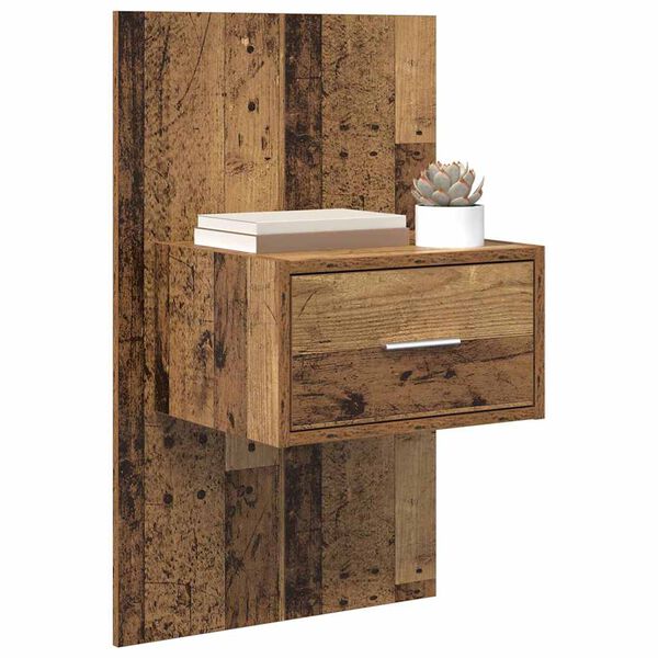 vidaXL Cabinet de chevet 2 pcs Bois ancien 50 x 32,5 x 80cm