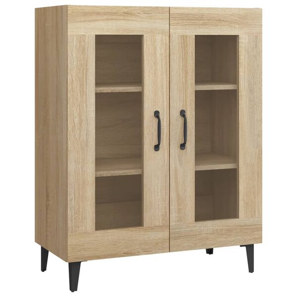 vidaXL Buffet ch&ecirc;ne sonoma 69,5x34x90 cm bois d'ing&eacute;nierie