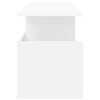 vidaXL Meuble TV Blanc 102 x 35 x 45 cm Bois d'ing&eacute;nierie