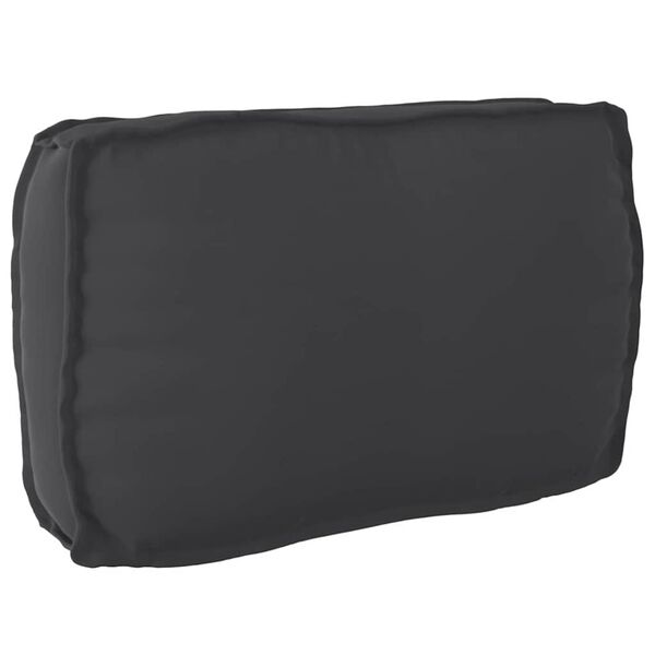 vidaXL Coussin Noir 70 x 40 x 12 cm Tissu Oxford