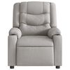 vidaXL Fauteuil de massage inclinable &eacute;lectrique gris nuage tissu