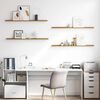 vidaXL &Eacute;tag&egrave;re Murale 4 pcs Beige 115 x 9 x 3 cm Bois d'ing&eacute;nierie