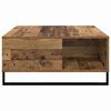 vidaXL Table basse Bois Ancien 80 x 80 x 36,5 cm Bois d'ing&eacute;nierie