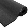 vidaXL Tapis d'entr&eacute;e Anthracite et noir 120 x 300 cm Polyamide et PVC