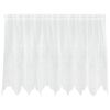 vidaXL Rideau en Dentelle Blanc 80 x 200 cm Polyester